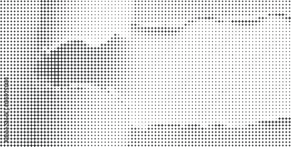Fototapeta premium Golden Halftone Cloud Pattern on White Background, Soft Gold Halftone Abstract Shape Minimal Background
