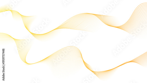 A modern abstract background featuring a gradient yellow wave pattern on a white digital backdrop with a minimal texture