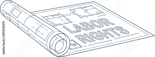 Labor rights blueprint document for fair workplace conditions