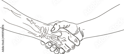 A handshake between two people showing support and partnership