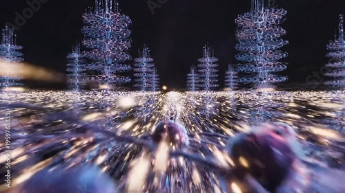 Nanotechnology structures emit vibrant light in deep space