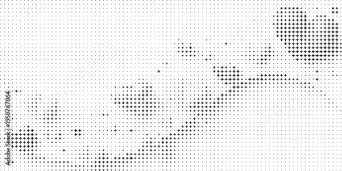 Black Halftone Gradient Pattern White Background, Dark Dot Fade Abstract Minimal Background