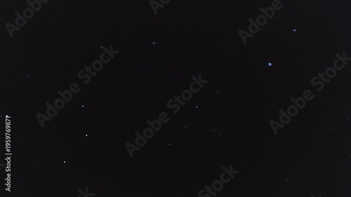 Abstract bokeh of city lights fading into total blackness