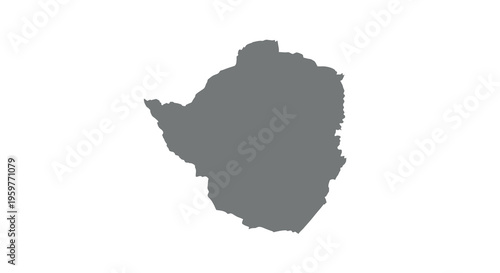 A dark abstract shape resembling a landmass or organic form against a white background high quality