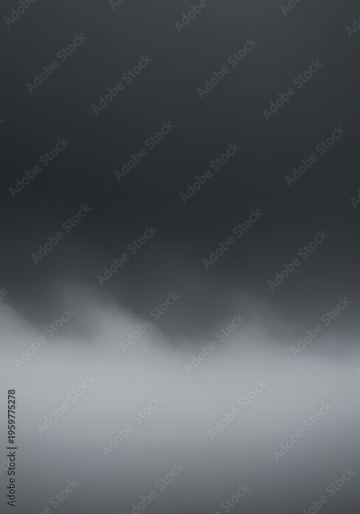 Obraz premium Thick, ominous atmospheric layer obscuring the distant environment, creating a soft, diffused, and mysterious background texture, Haze, pale, distant