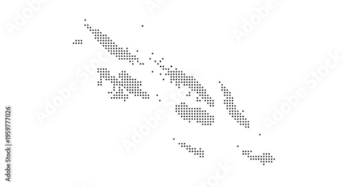 A minimalist dotted representation of a bird in flight against a white background high quality professional