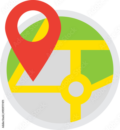 Map Location Pin Icon