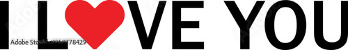I Love You Heart Graphic
