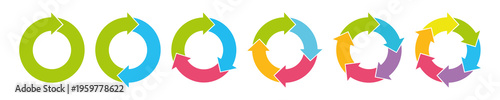 Photos Colorful circle arrows