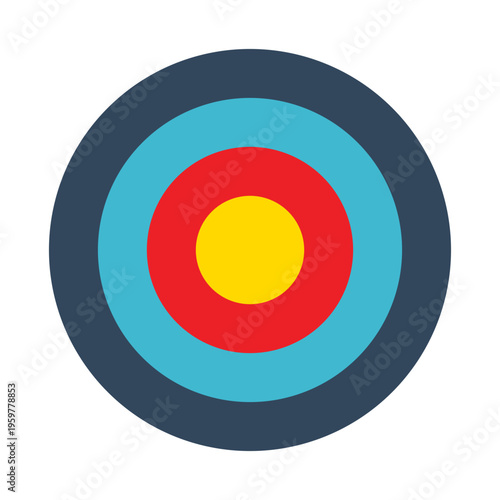 Archery Target Concentric Circles