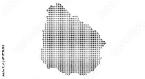 A dotted grayscale map depicting the island nation of lesotho africa high quality professional detailed modern