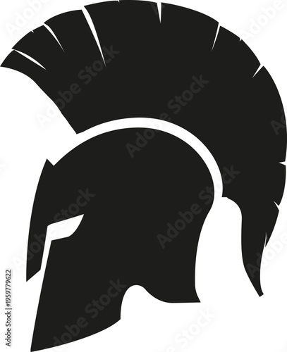 Spartan Helmet Silhouette