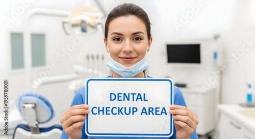 Free Download A dental checkup area is represented by a woman in the clinic. - GFXLoad