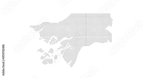 A dotted representation of the scandinavian peninsula showcasing norway and sweden s shapes high quality professional