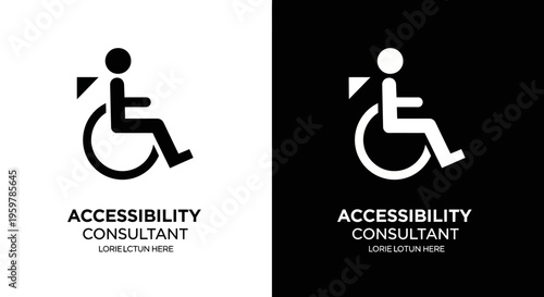 Accessibility consultant logo variations