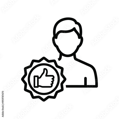 Person Approval Badge Commercial Use