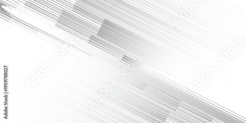 Diagonal lines gray on white background, stripes grid, mesh pattern with dashes