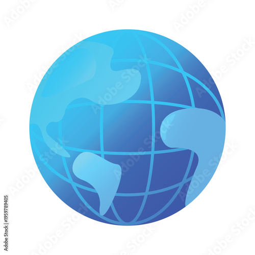 Globe Earth Icon Vector Art & Illustration