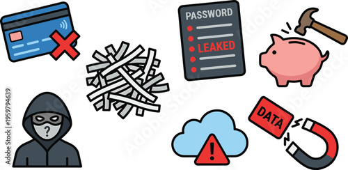 Hacker steals data with magnet, leaking passwords and credit card info online.