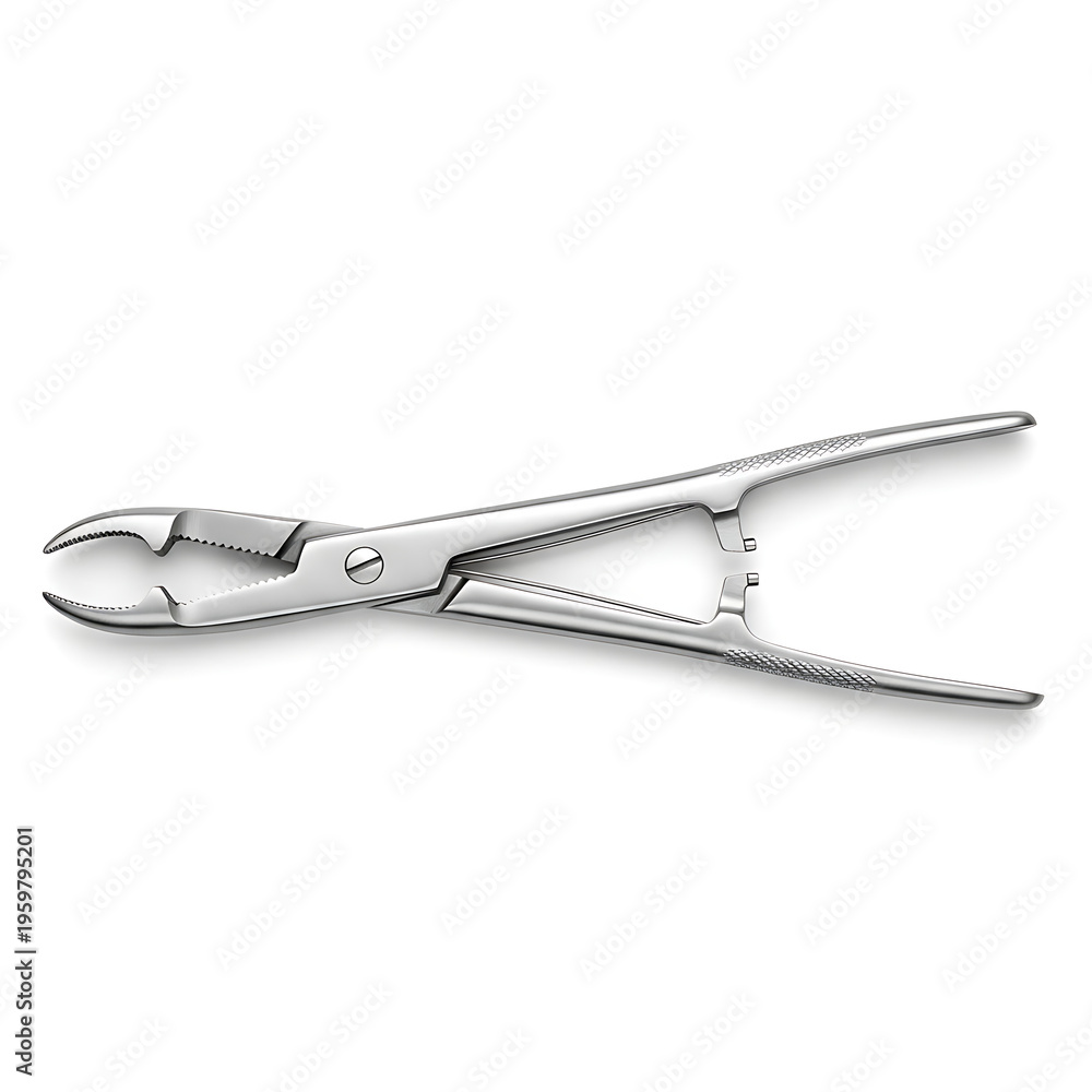 Obraz premium Specialized surgical instrument for bone manipulation during orthopedic procedures