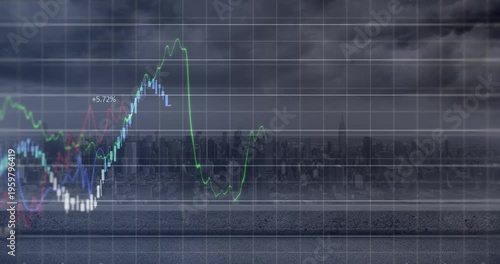 A balcony overlooking a large city
