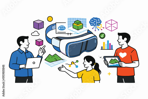 Collaborative virtual reality and augmented reality technology in action