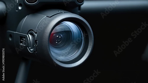 Extreme Macro Military Drone Targeting Lens Infrared Scan