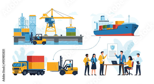 Supply Chain & Global Logistics: Port Operations, Ocean Freight, Trucking, and International Trade Management