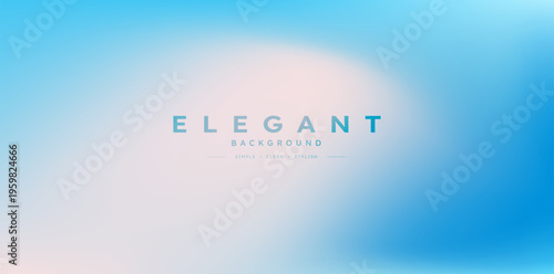 Blurred color gradient background, abstract blue grain gradation texture, vector soft beige sky texture blur abstract background