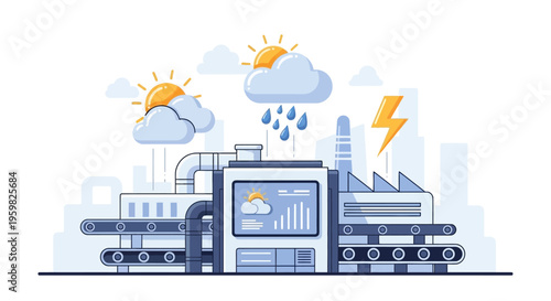 Industrial Weather Control System, Smart Factory Climate Monitoring & Data Analytics