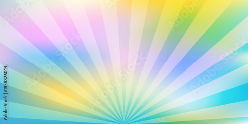 Morning Radiance Sun Beam background banner