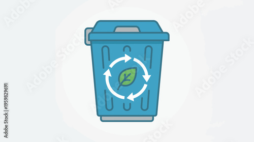 A serene blue water drop embracing a vibrant green leaf, signifying harmony with nature, clean energy solutions, and our planet's well-being, perfect for earth day promotions