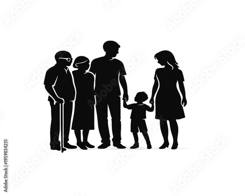 Generations United — Family Silhouette

