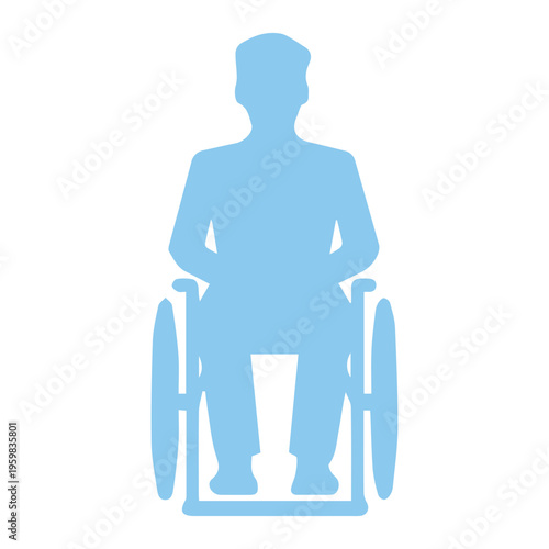 Man in Wheelchair Icon