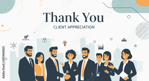 Business Professionals in Corporate Attire.