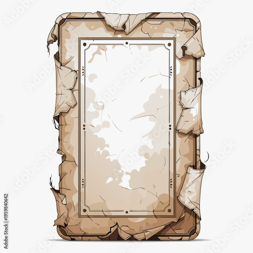      Burnt parchment paper set with ripped edges antique texture pack




