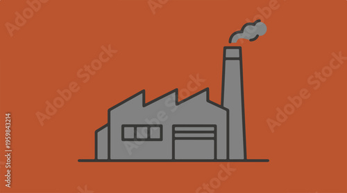 Industrial Factory Building Structure.