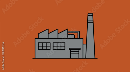 Industrial Factory Building Structure.