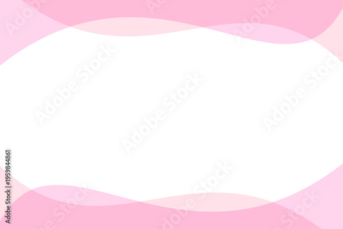 ピンクの抽象ウェーブフレーム背景