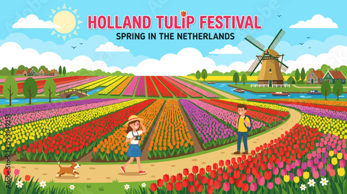 Holland Tulip Festival A Colorful Springtime Celebration
