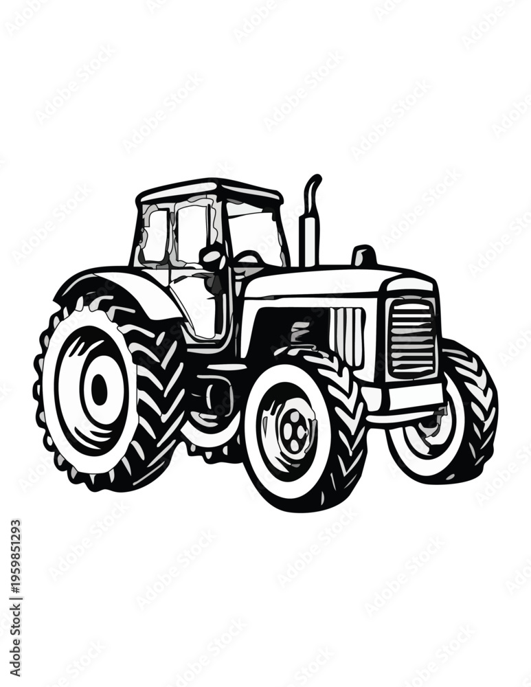 Obraz premium tractor