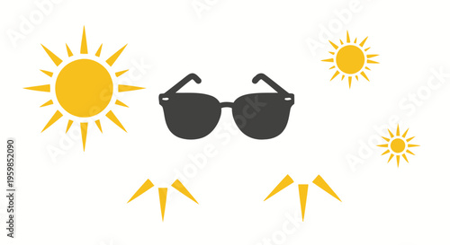 Black Sunglasses For Sun Protection.