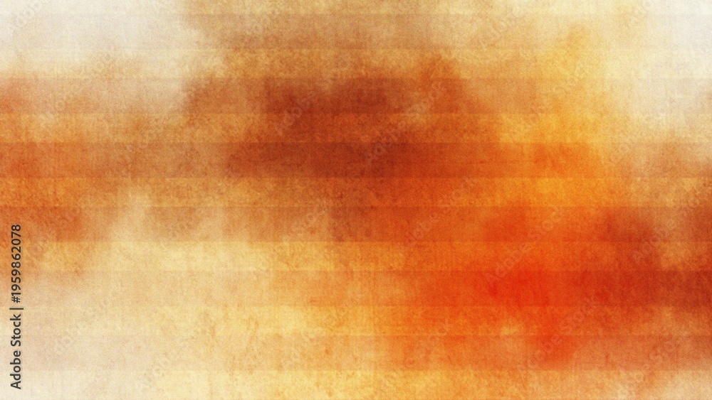Fototapeta premium Abstract orange and brown watercolor background