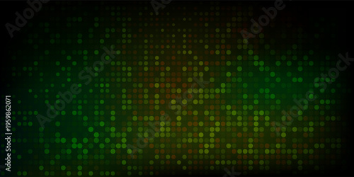 Dark green vector blurred shine illustration. Brand-new pattern for your business design. Colorful background in abstract style with gradient.