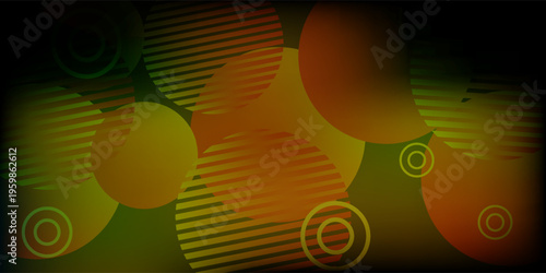 Dark green vector blurred shine illustration. Brand-new pattern for your business design. Colorful background in abstract style with gradient.