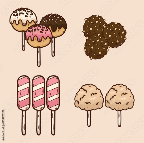 Chocolate coated candy sweet candy cotton candy childrens snacks sweet snacks
