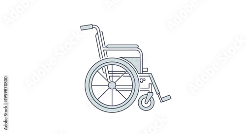 Wheelchair for disabled people mobility aid.