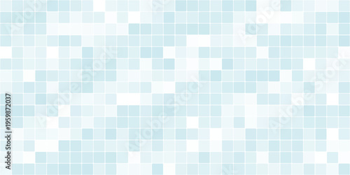Light green bathroom or kitchen tile wall. Ceramic tiled floor or swimming pool. Geometric vector design