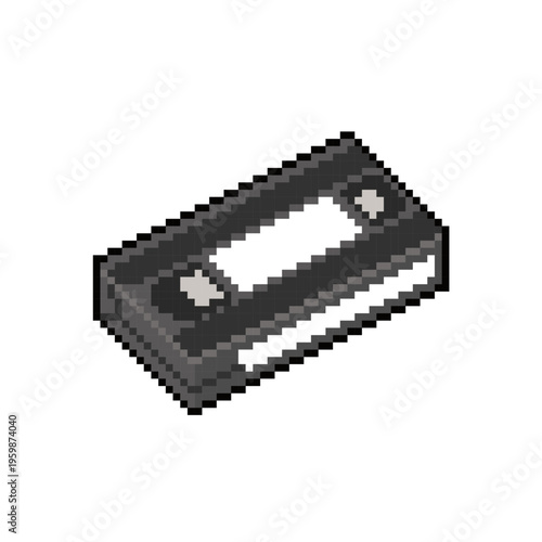 VINTAGE VIDEO TAPE PIXEL ART