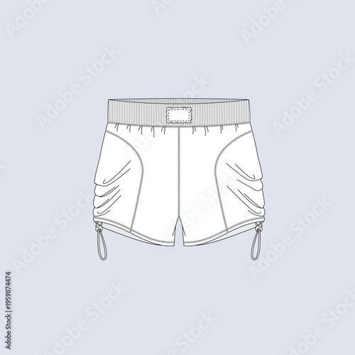 Mens Casual Drawstring Shorts Design